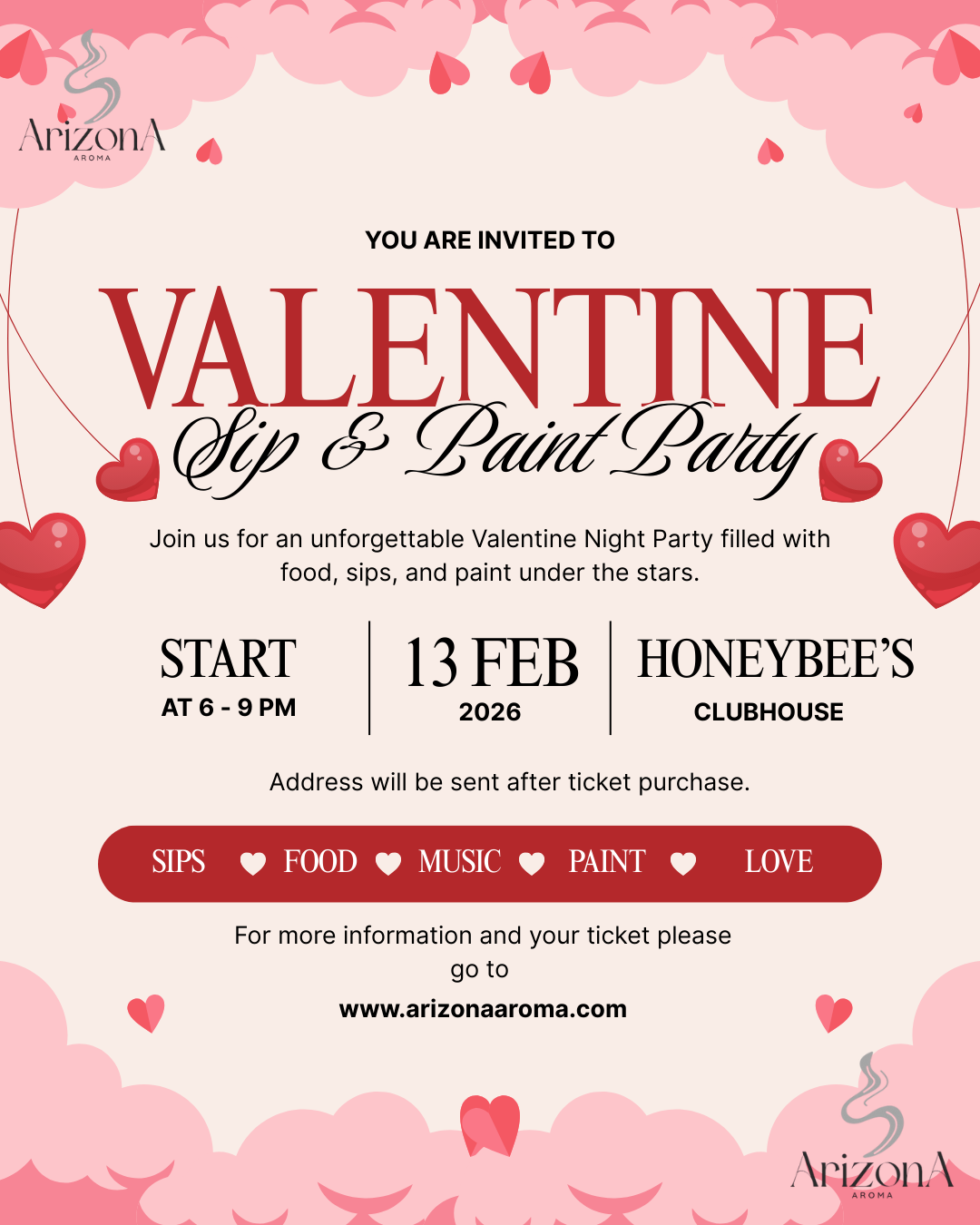 Sip & Paint V-Day Party